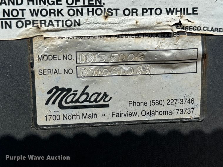 image for item NL9845 2010 Martin end dump pup trailer