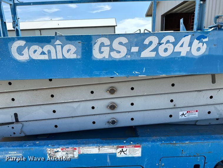 image for item NL9859 2005 Genie GS-2646 scissor lift