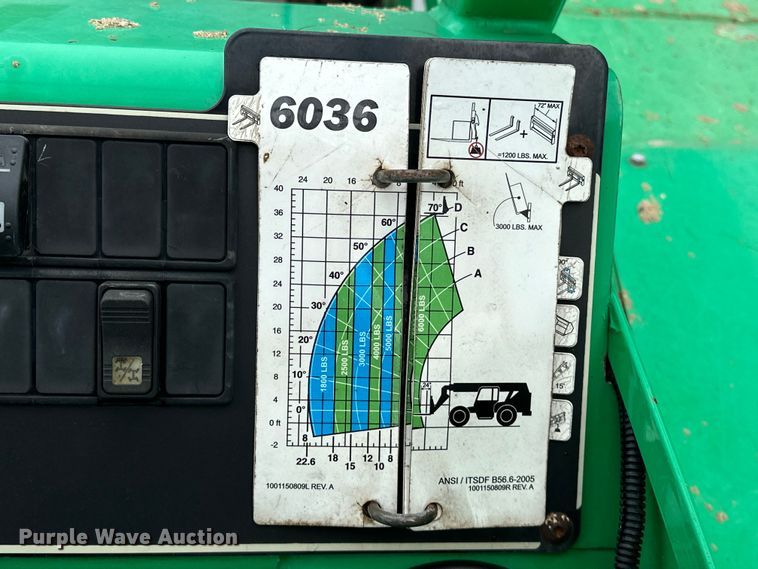 image for item NR9921 2014 JLG 6036 telehandler