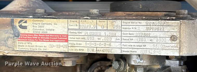 image for item NR9922 1993 Dynapac  CC421 double drum vibratory roller