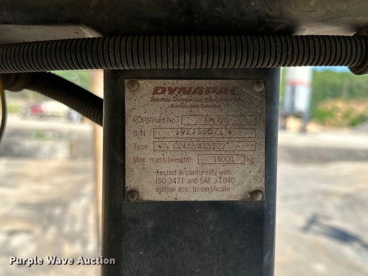 image for item NR9923 1999 Dynapac  CC522 double drum vibratory roller