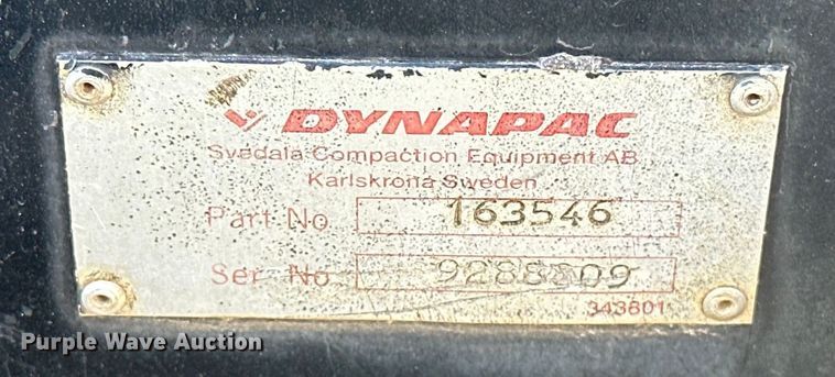 image for item NR9923 1999 Dynapac  CC522 double drum vibratory roller