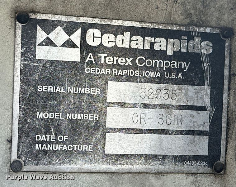 image for item NR9931 Cedarapids  CR361R paver