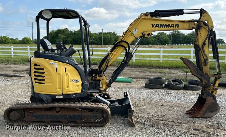 image for item NR9947 2018 Yanmar VIO35-6A mini excavator