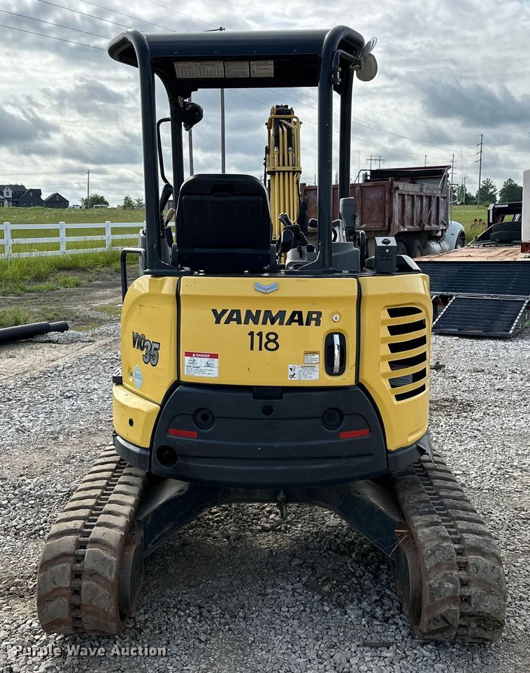 image for item NR9947 2018 Yanmar VIO35-6A mini excavator
