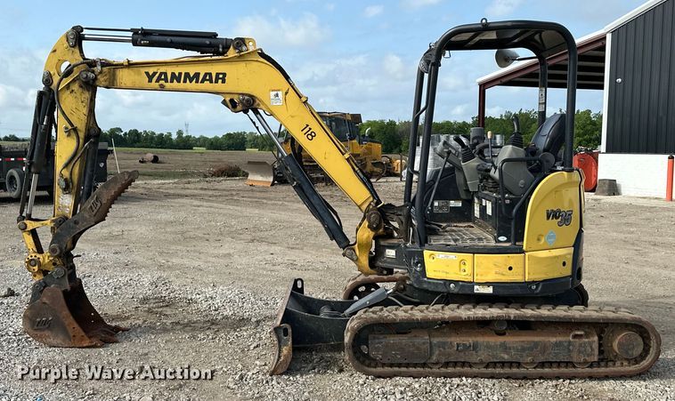 image for item NR9947 2018 Yanmar VIO35-6A mini excavator