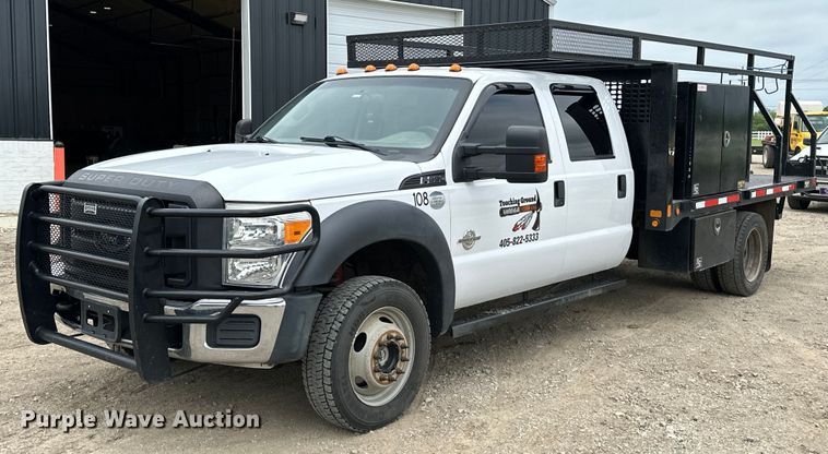 image for item NR9955 2016 Ford F550 Super Duty flatbed truck