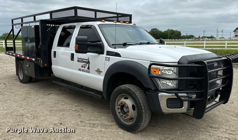 image for item NR9955 2016 Ford F550 Super Duty flatbed truck