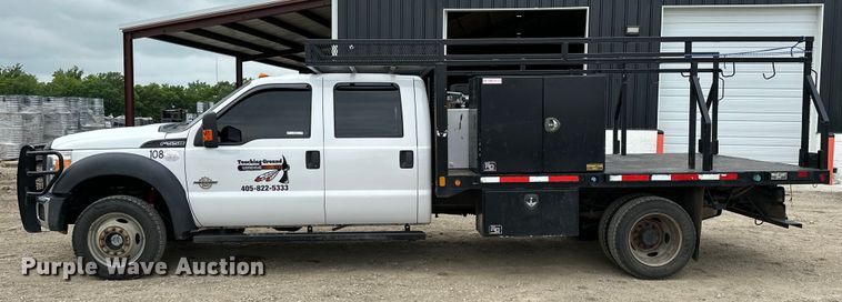 image for item NR9955 2016 Ford F550 Super Duty flatbed truck