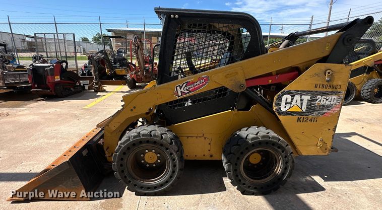 image for item NR9960 2018 Caterpillar  262D skid steer loader