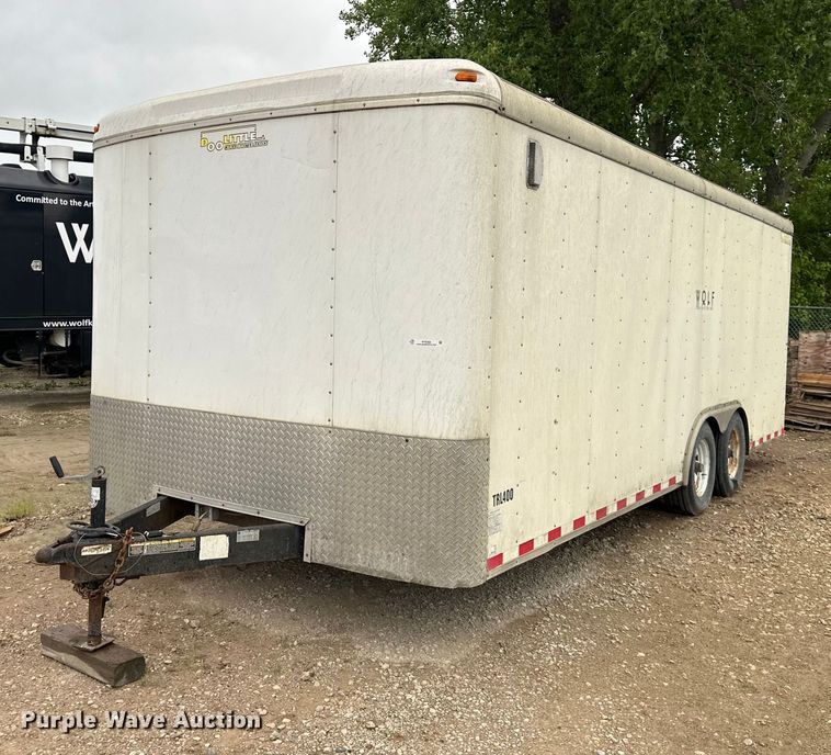 image for item NT9268 2014 Doolittle  enclosed cargo trailer