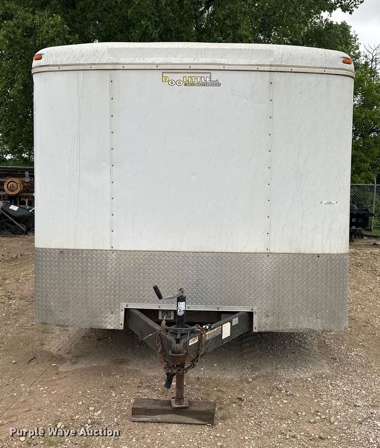 image for item NT9268 2014 Doolittle  enclosed cargo trailer