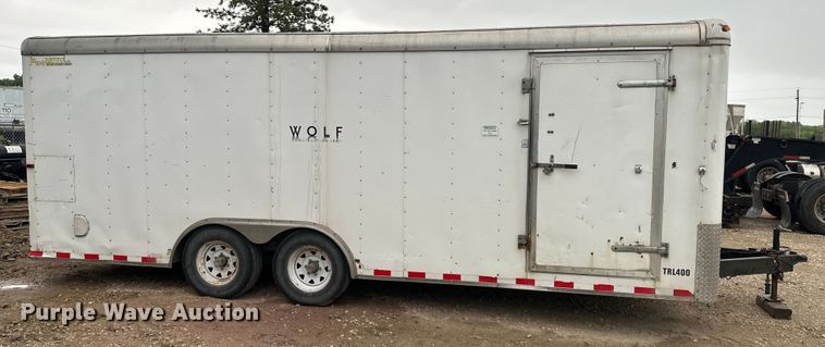image for item NT9268 2014 Doolittle  enclosed cargo trailer