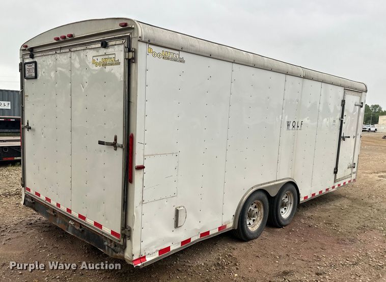 image for item NT9268 2014 Doolittle  enclosed cargo trailer
