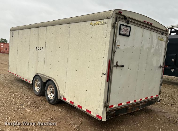 image for item NT9268 2014 Doolittle  enclosed cargo trailer