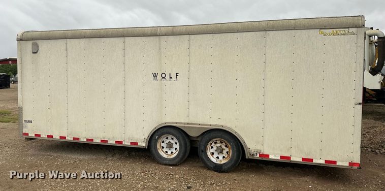 image for item NT9268 2014 Doolittle  enclosed cargo trailer