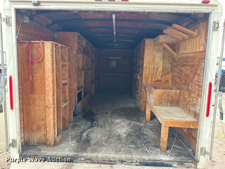 image for item NT9268 2014 Doolittle  enclosed cargo trailer