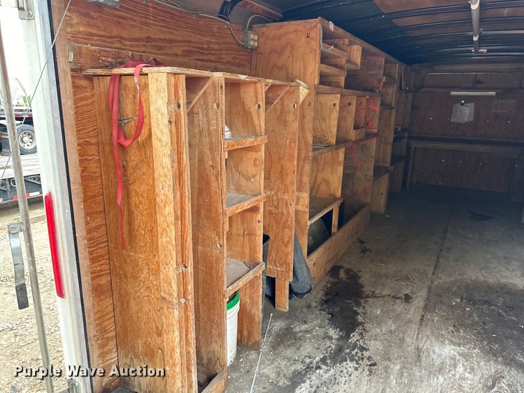 image for item NT9268 2014 Doolittle  enclosed cargo trailer