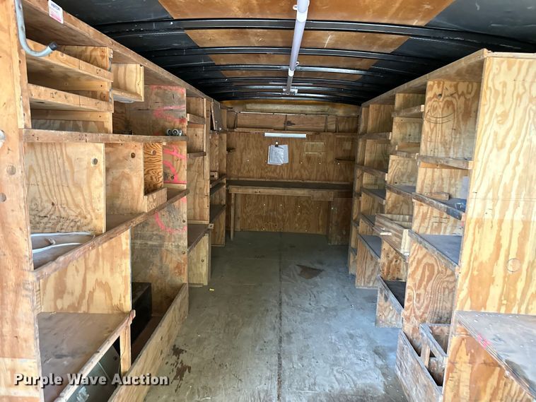 image for item NT9268 2014 Doolittle  enclosed cargo trailer