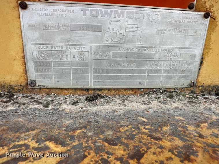 image for item NT9289 Caterpillar  AH40 forklift