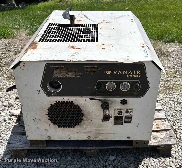 image for item NT9316 Vanair  Viper air compressor