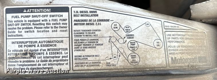 image for item NT9362 1999 Ford F450 Super Duty flatbed truck