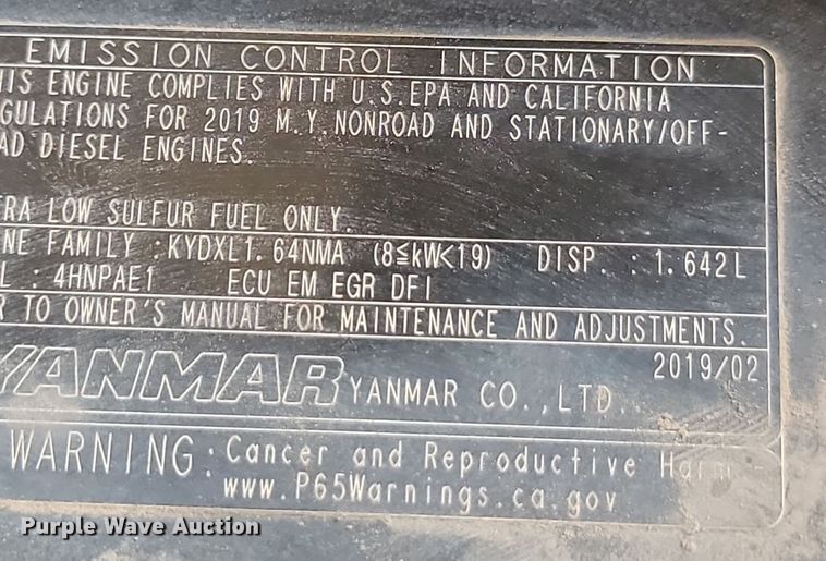 image for item NZ9880 Wacker Neuson EZ36 mini excavator