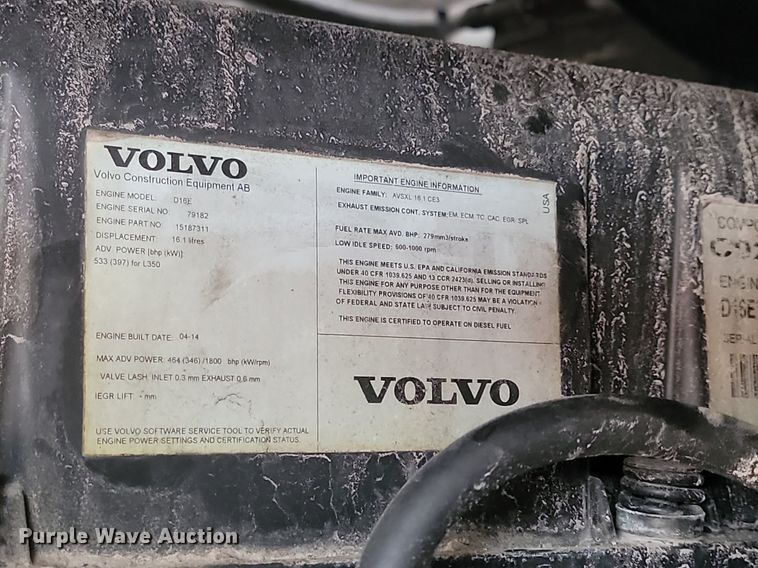 image for item NZ9890 2014 Volvo L350F wheel loader