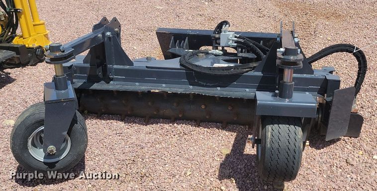 image for item NZ9898 2023 LandHonor PR-12-72W skid steer power rake