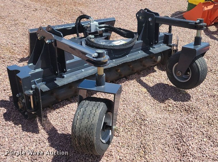 image for item NZ9898 2023 LandHonor PR-12-72W skid steer power rake