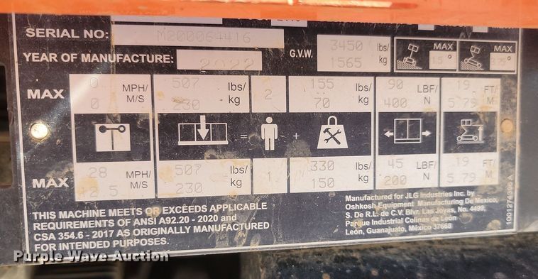 image for item NZ9904 (3) scissor lifts