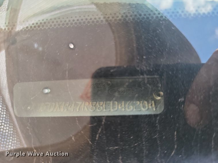 image for item NZ9905 2008 Ford F450 Super Duty XL Crew Cab truck cab and chassis