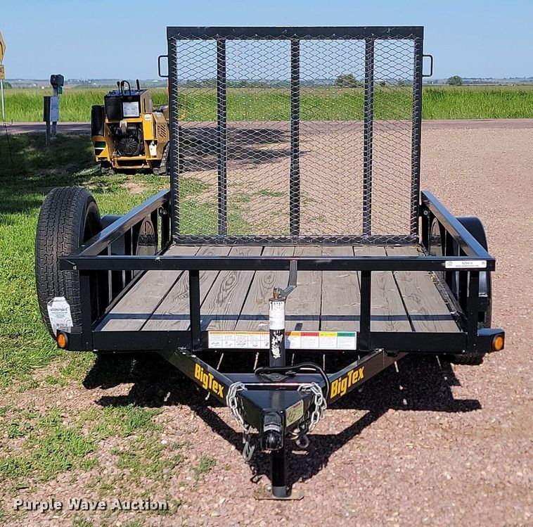 image for item NZ9914 2022 Big Tex 30SA utility trailer