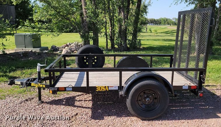image for item NZ9914 2022 Big Tex 30SA utility trailer