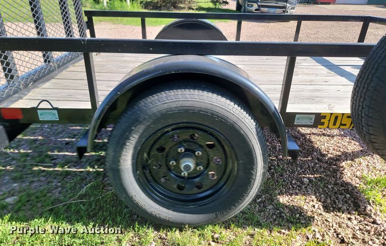 image for item NZ9914 2022 Big Tex 30SA utility trailer