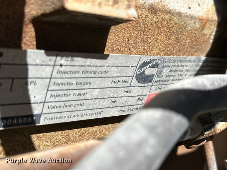 image for item OE9183 1989 Ford L900 dump truck