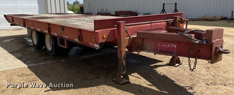 image for item OG9977 2004 Overbilt  tilt deck equipment trailer