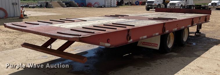 image for item OG9977 2004 Overbilt  tilt deck equipment trailer