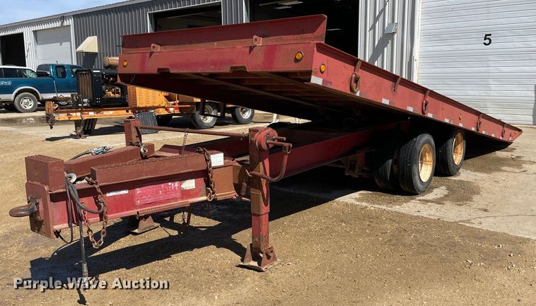 image for item OG9977 2004 Overbilt  tilt deck equipment trailer