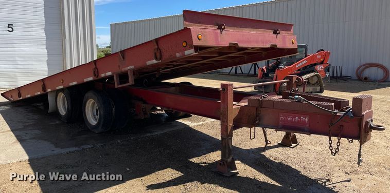 image for item OG9977 2004 Overbilt  tilt deck equipment trailer