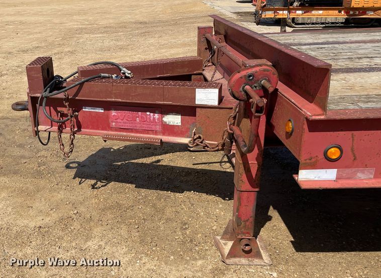 image for item OG9977 2004 Overbilt  tilt deck equipment trailer