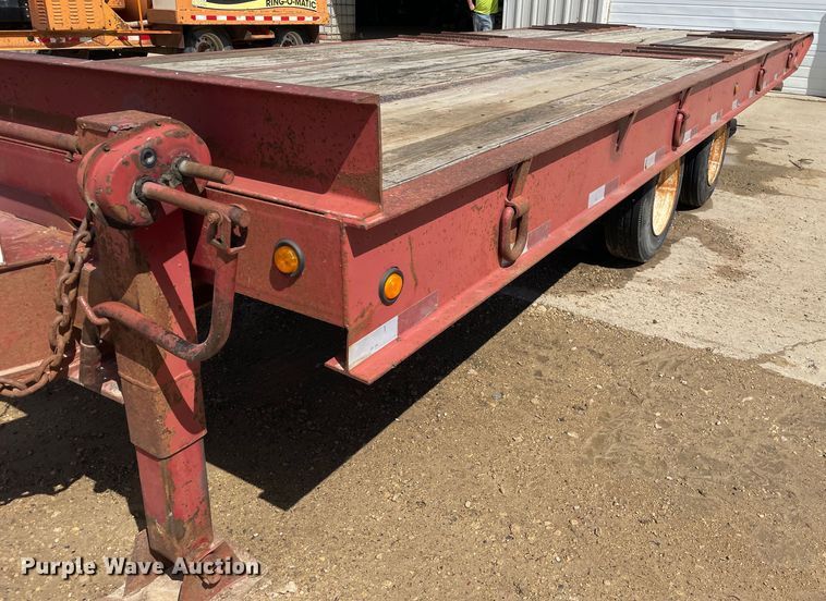 image for item OG9977 2004 Overbilt  tilt deck equipment trailer