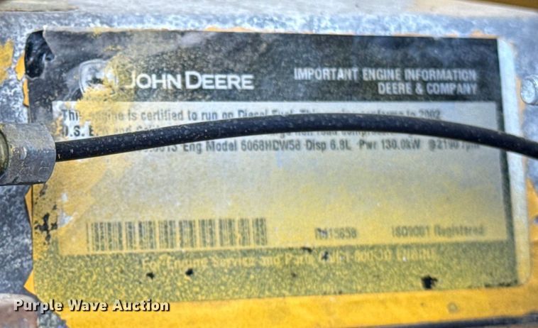 image for item OH9029 2002 John Deere  672CH Series II motor grader
