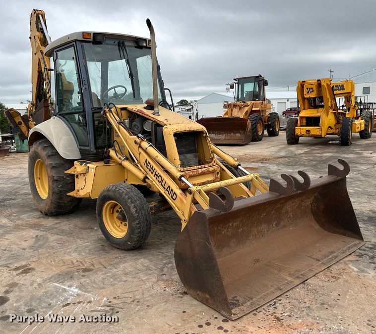 image for item OI9138 1996 New Holland 555E backhoe