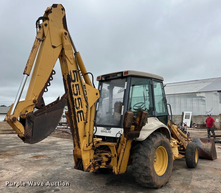 image for item OI9138 1996 New Holland 555E backhoe