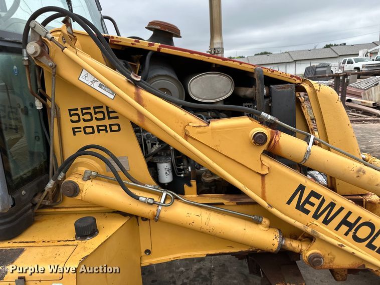 image for item OI9138 1996 New Holland 555E backhoe