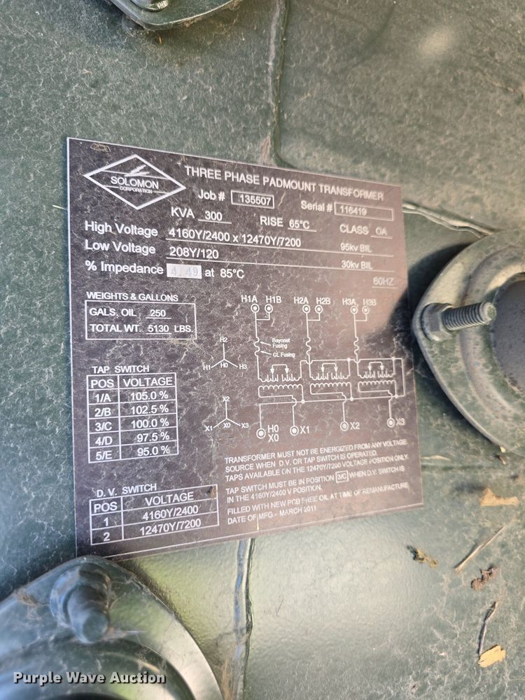 image for item DM1645 B&B transformer