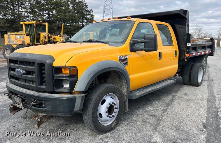 image for item DP2140 2008 Ford  F450 Super Duty XL dump flatbed truck