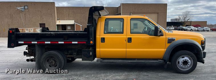 image for item DP2140 2008 Ford  F450 Super Duty XL dump flatbed truck