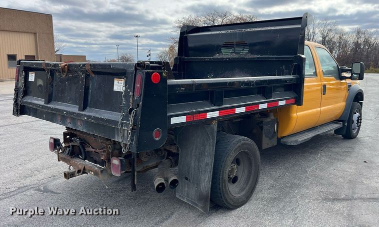 image for item DP2140 2008 Ford  F450 Super Duty XL dump flatbed truck